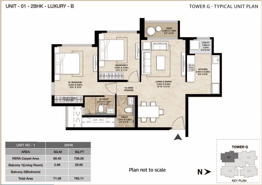 Exclusive and spacious 6th floor plan at MAHINDRA MARINA 64, Malad West for premium modern living