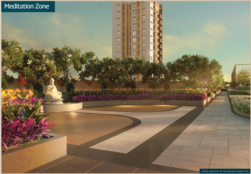 Lush Green Garden with Walking Track in Malad West – MAHINDRA MARINA 64